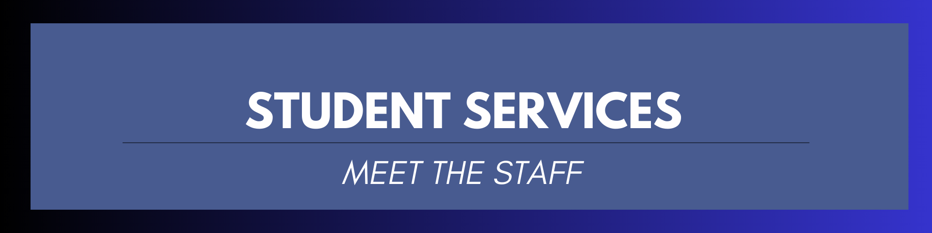 Student Services